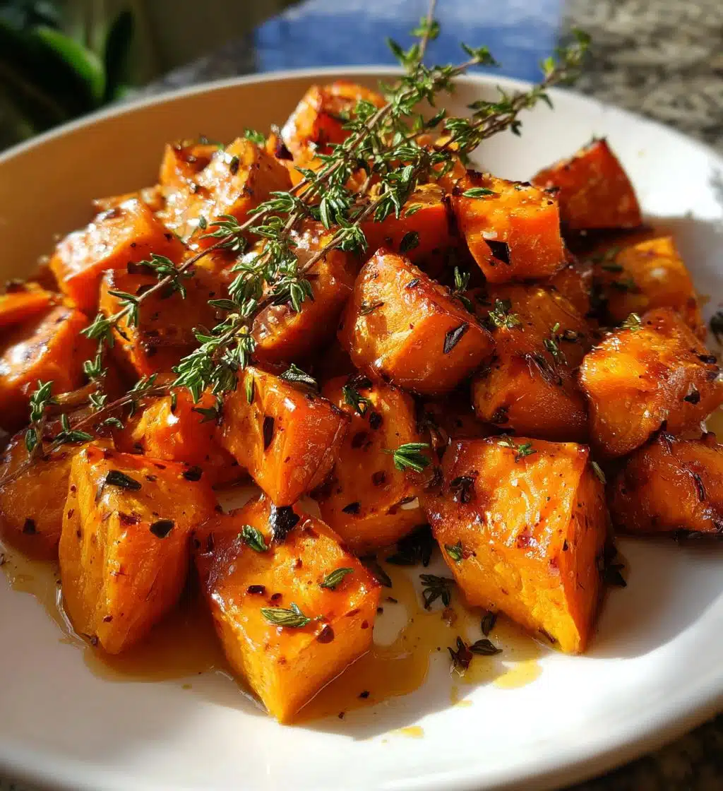 maple dijon roasted sweet potatoes recipe - detail 1