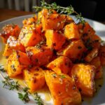 maple dijon roasted sweet potatoes recipe