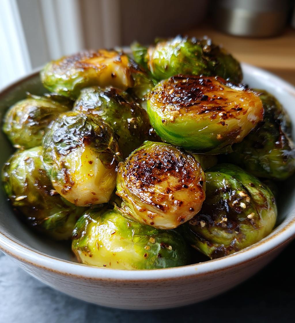 maple roasted brussels sprouts - detail 1