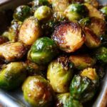 maple roasted brussels sprouts