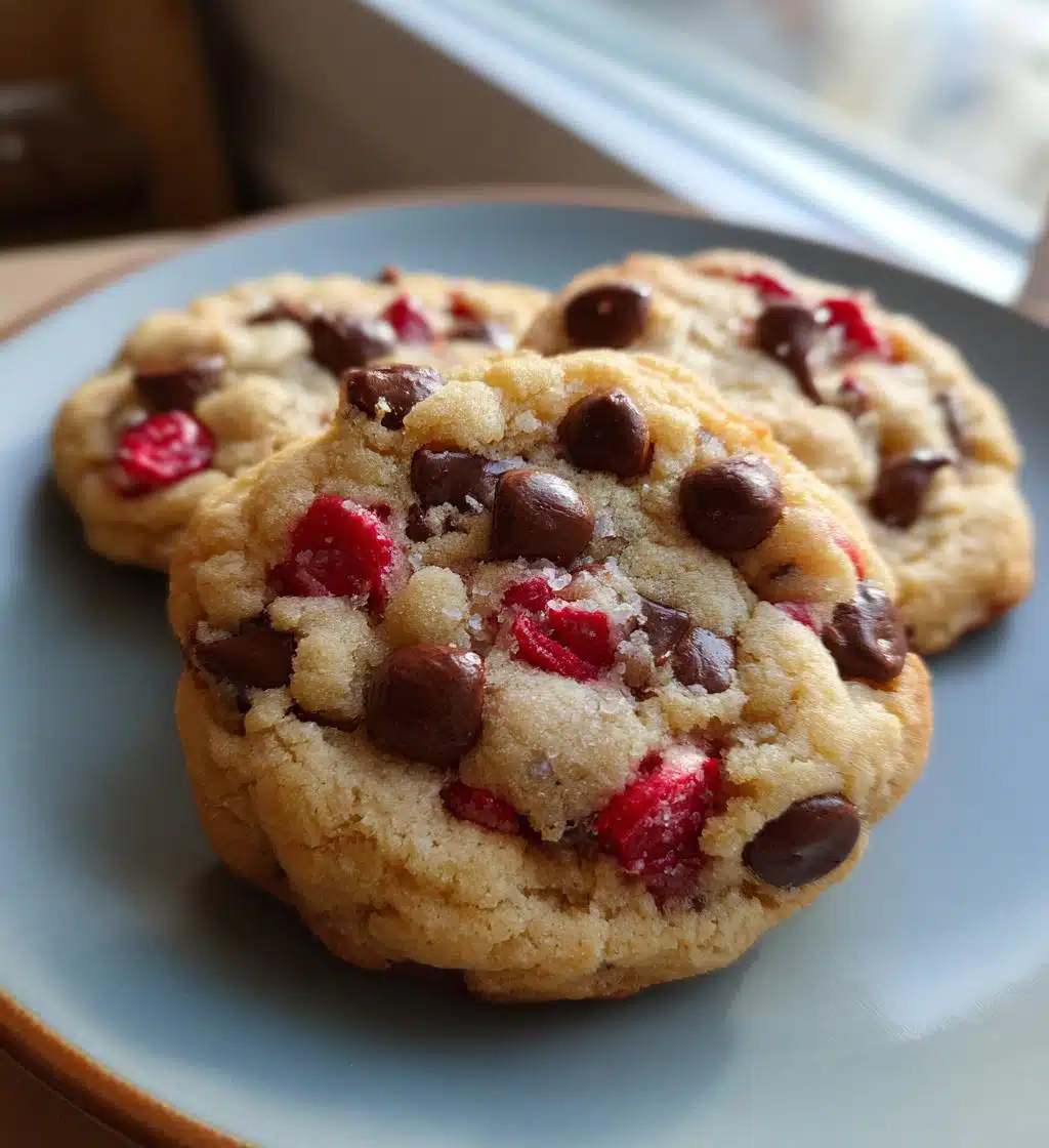 maraschino cherry chocolate chip cookies