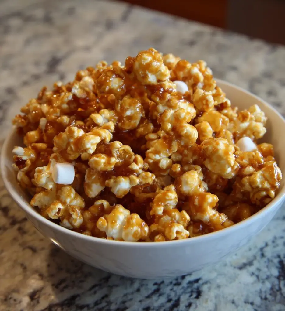 marshmallow caramel corn