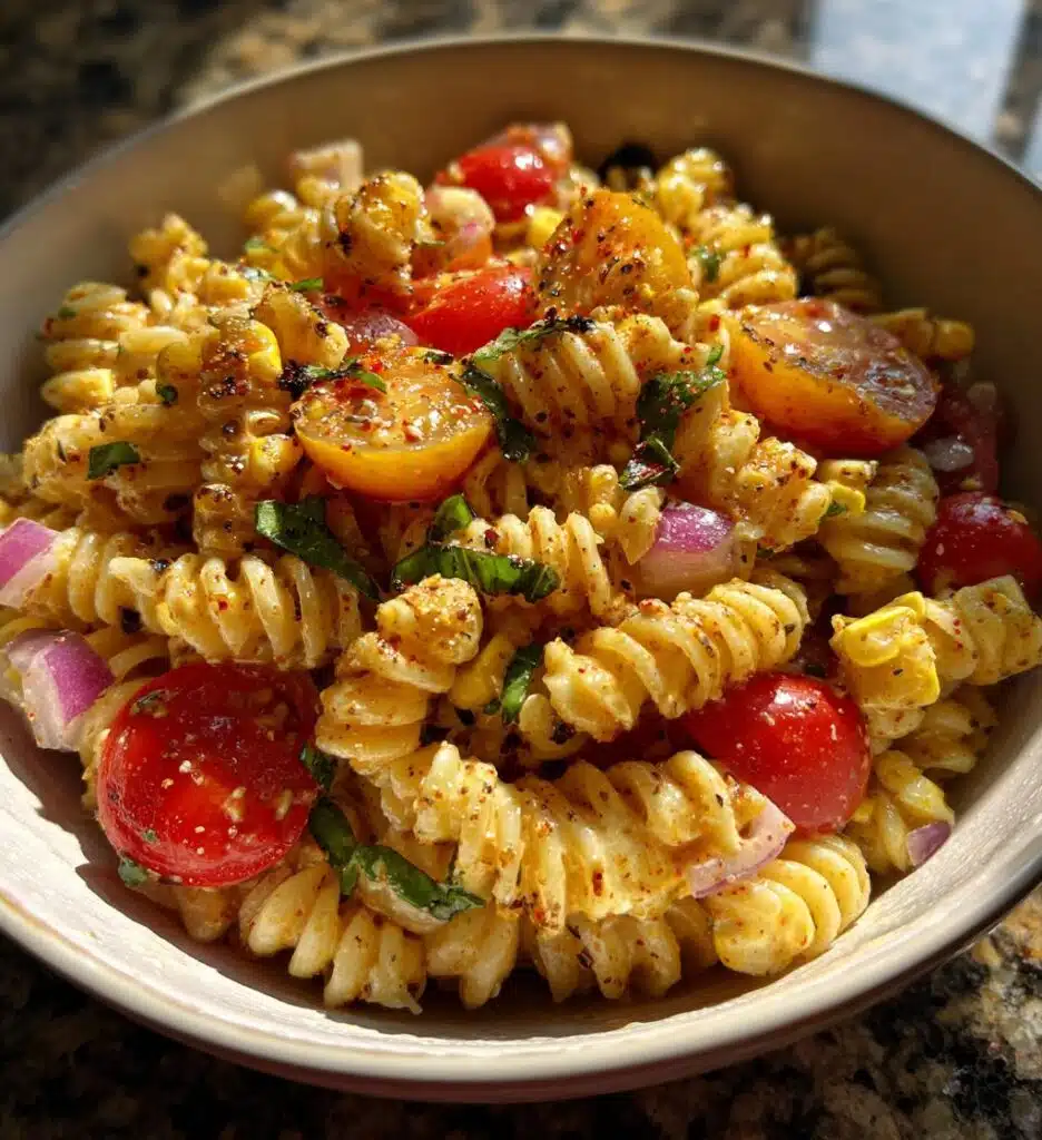 mexican street corn pasta salad