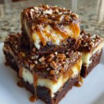 milky way caramel pecan cheesecake brownies recipe