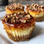 mini creme brulee caramel pecan cheesecakes recipe