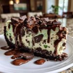 mint chocolate fudge cheesecake cake