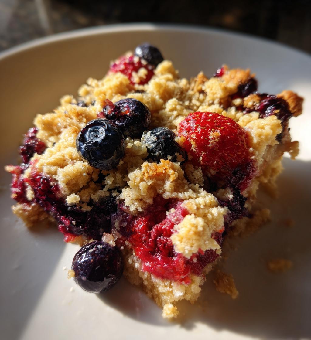 mixed berry buckle recipe - detail 1