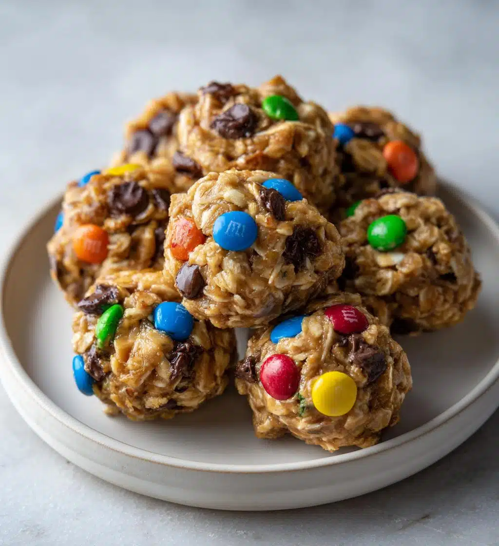 monster cookie balls - detail 1