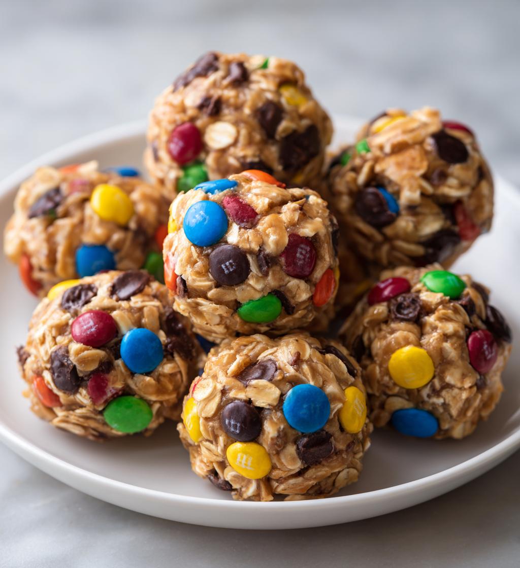 monster cookie balls