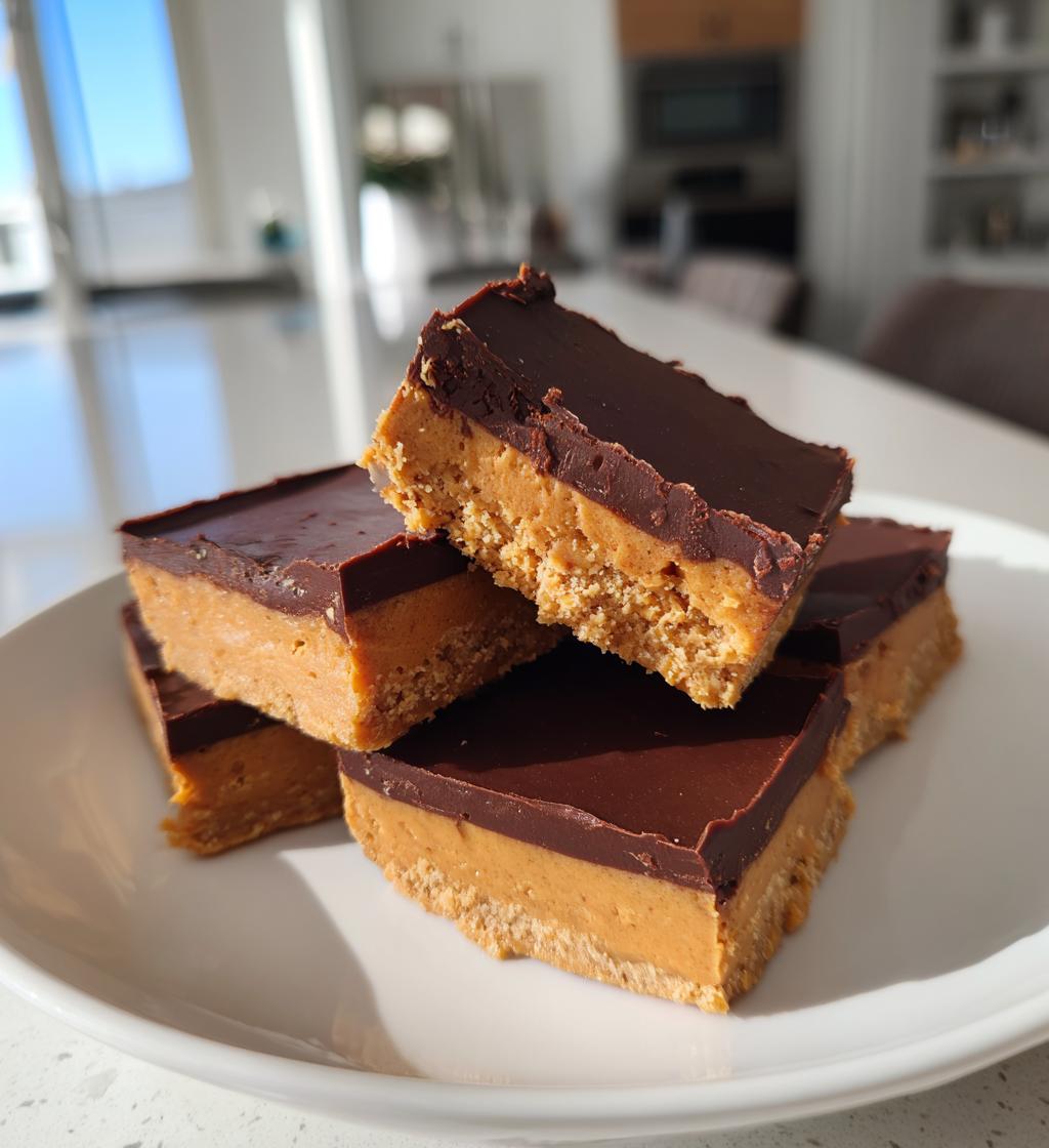 no bake buckeye bars recipe - detail 1