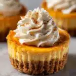 no bake mini pumpkin cheesecakes