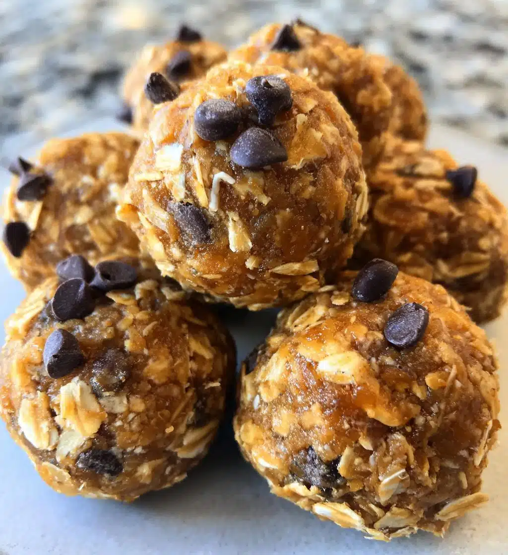 no bake peanut butter balls - detail 1