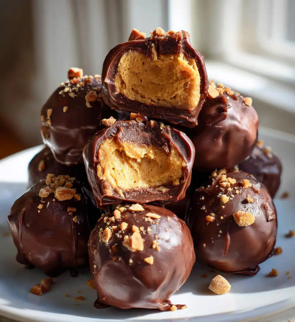 no bake peanut butter cheesecake balls 2 - detail 1