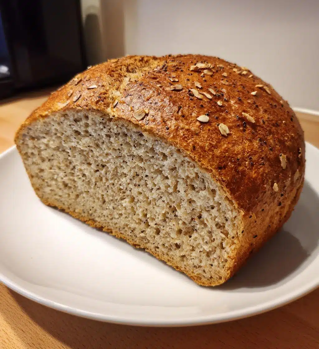 oat and chia bread - detail 1