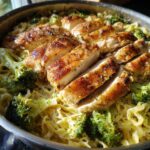 one pan chicken with buttered noodles