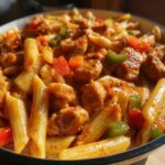 one pot barbecue chicken pasta