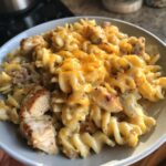 one pot cheddar ranch chicken and sausage rotini