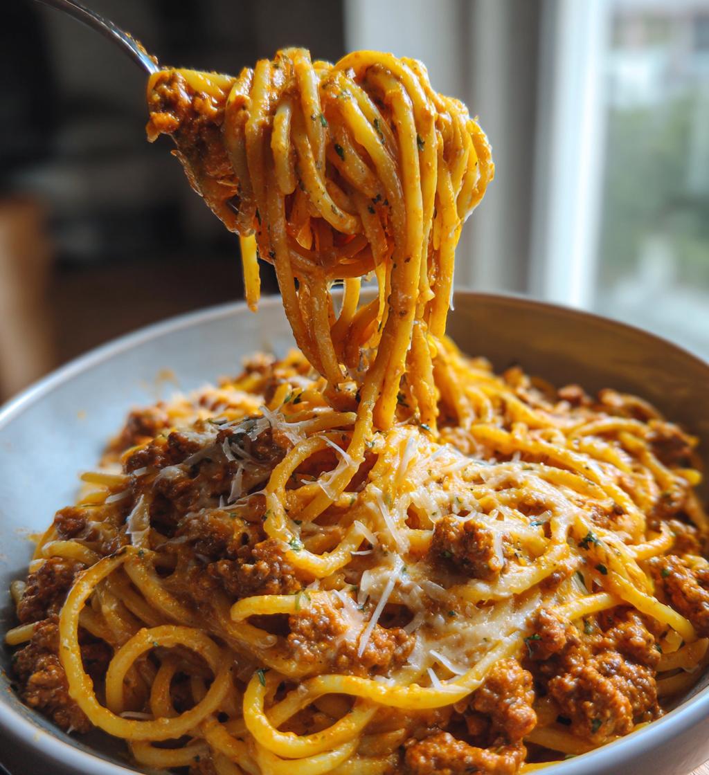 one pot creamy beef and garlic butter pasta