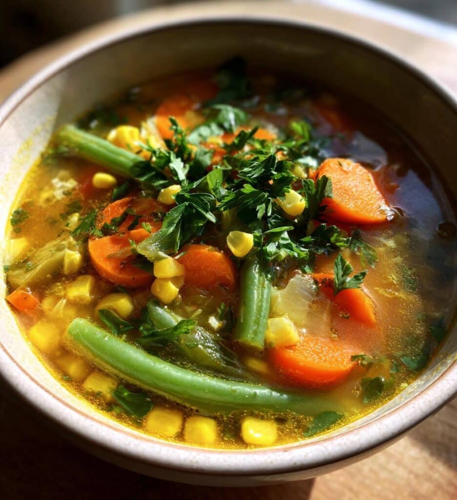 one pot creamy vegetable soup