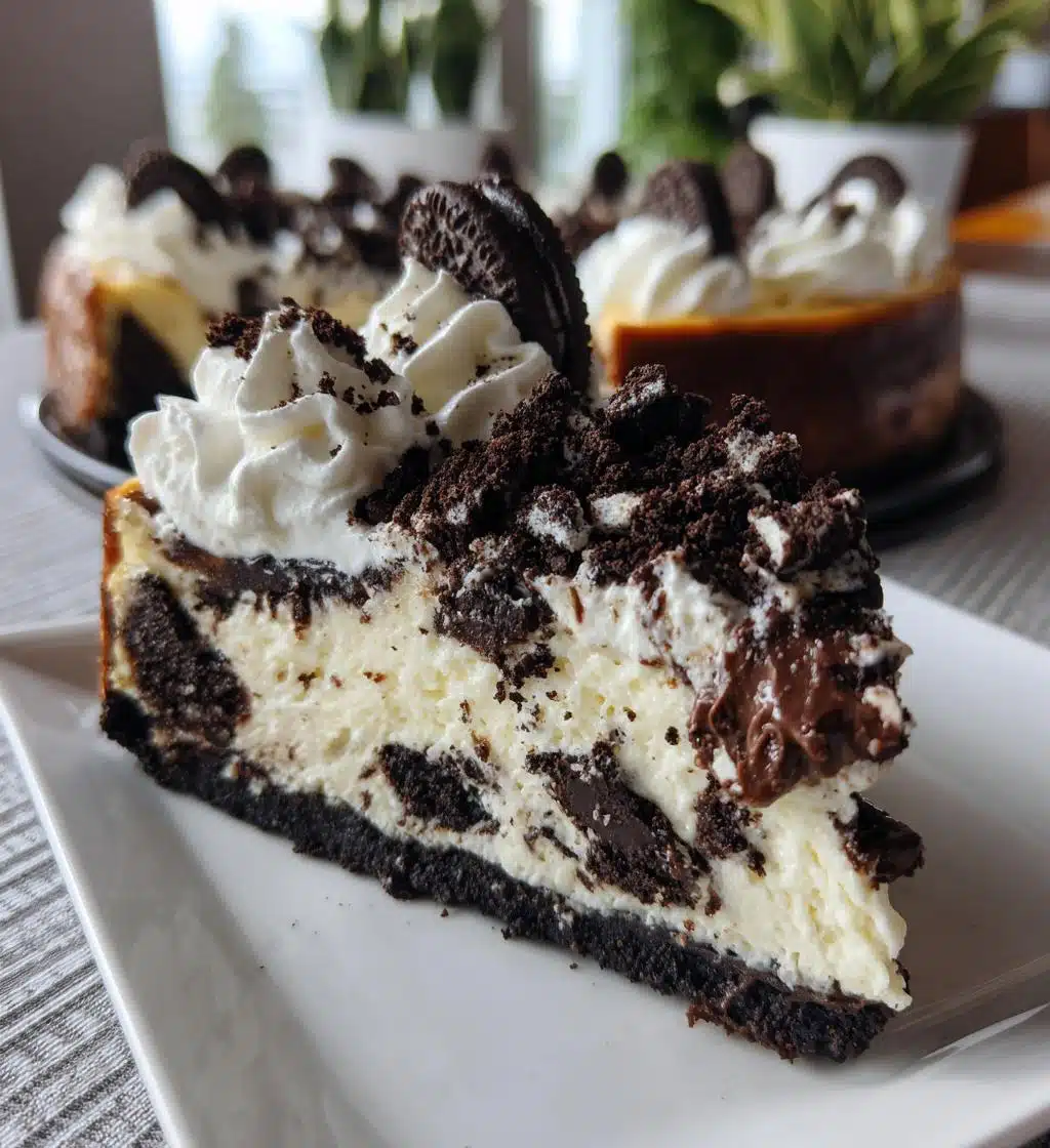 oreo cheesecake - detail 1