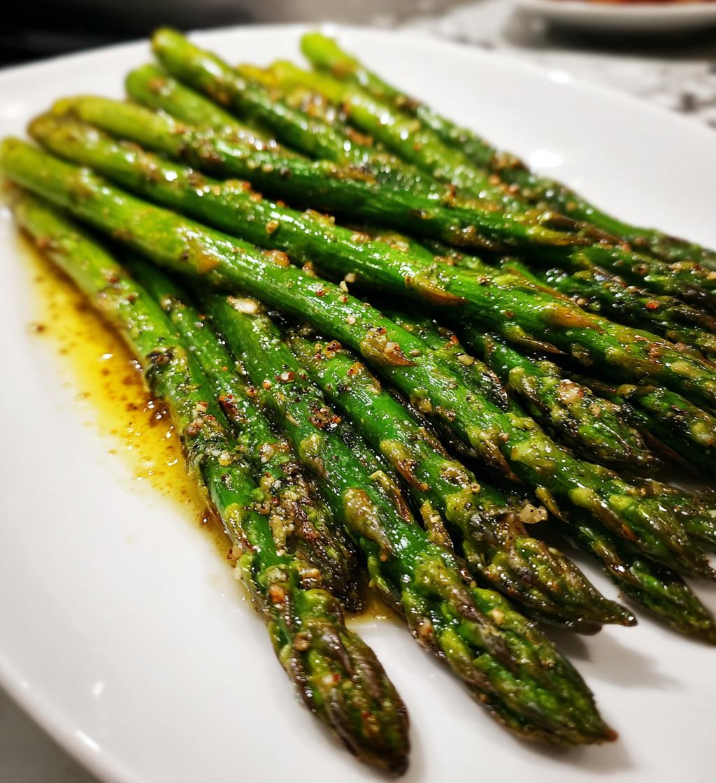 oven roasted asparagus - detail 1