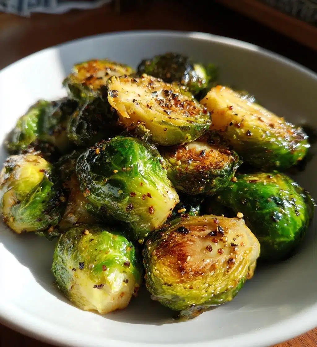 overnight zesty roasted brussels sprouts - detail 1