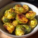 overnight zesty roasted brussels sprouts
