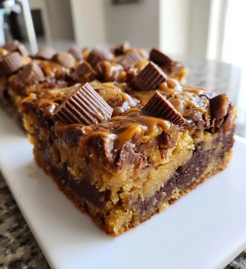 peanut butter cup dump cake