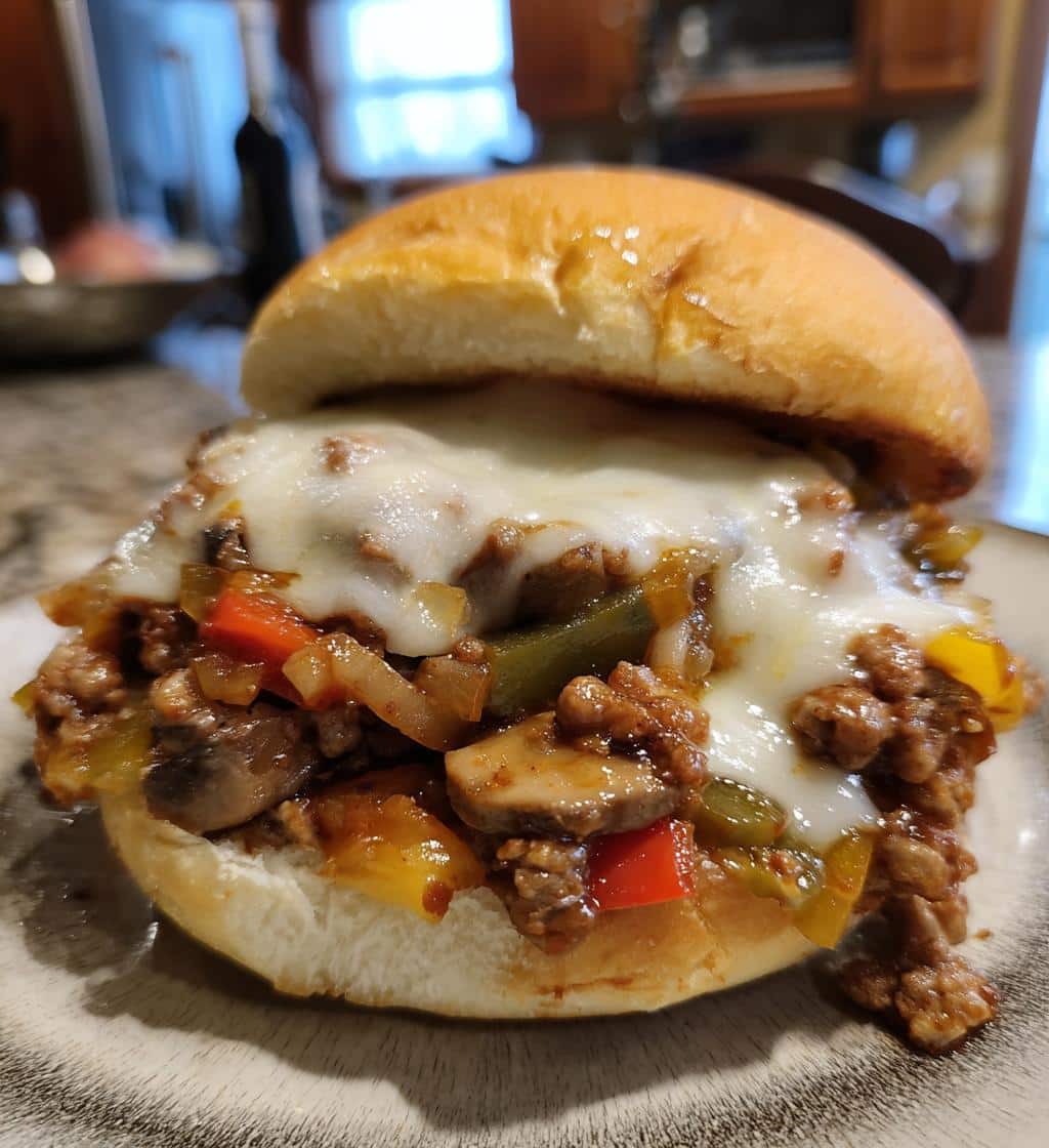 philly cheesesteak sloppy joes