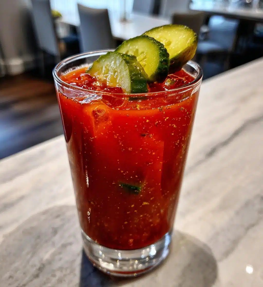 pickle bloody mary shot - detail 1