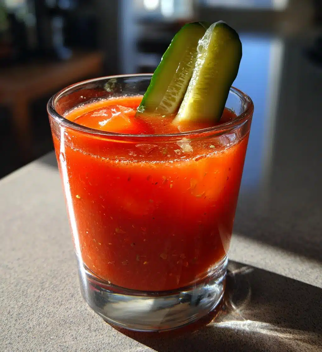 pickle bloody mary shot
