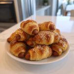 pigs in a blanket with sesame seeds