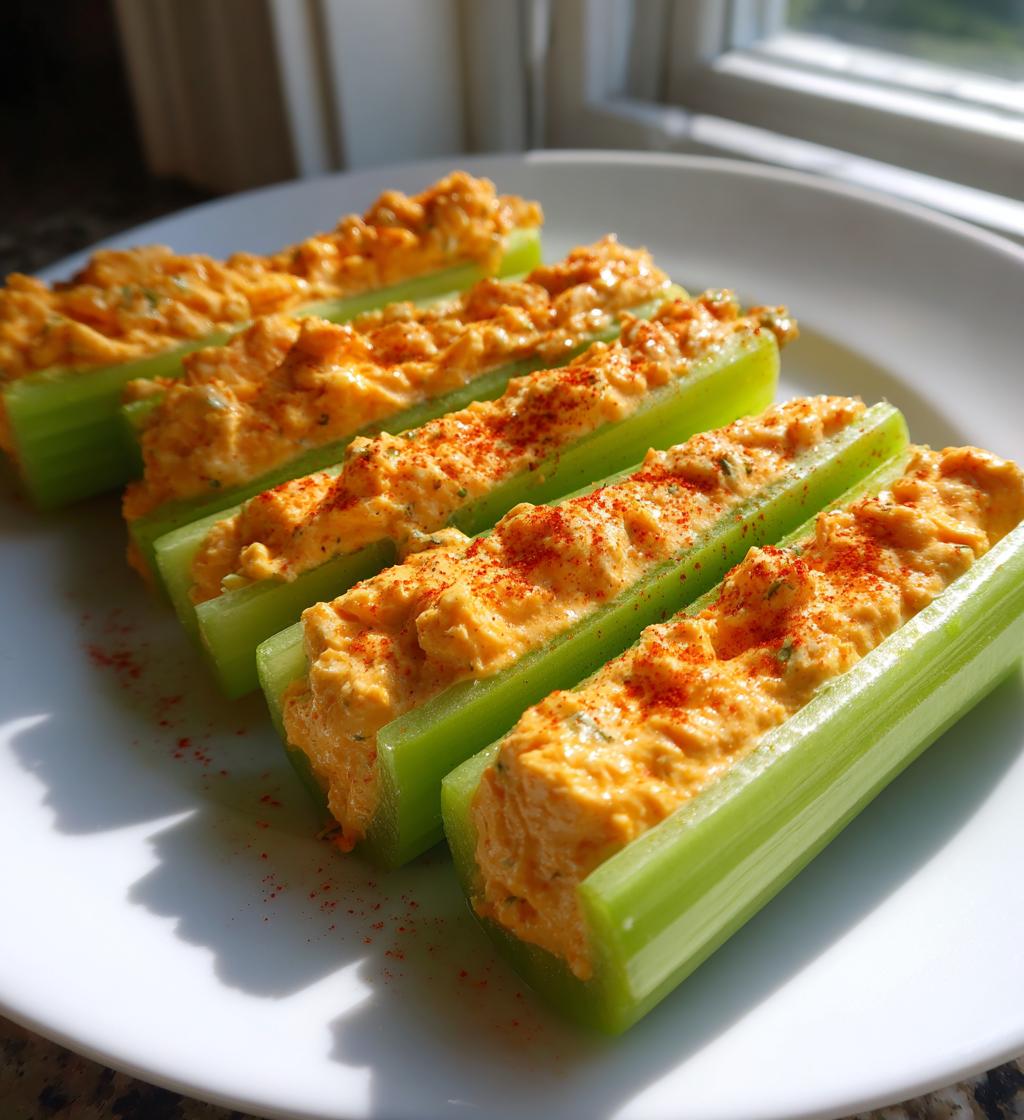 pimento cheese stuffed celery sticks