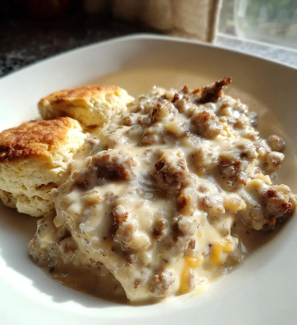 pioneer woman sausage gravy - detail 1