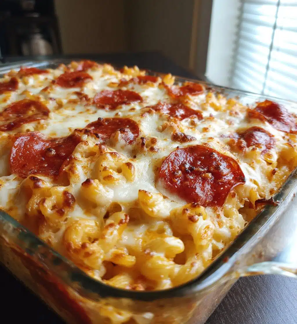 pizza macaroni and cheese - detail 1