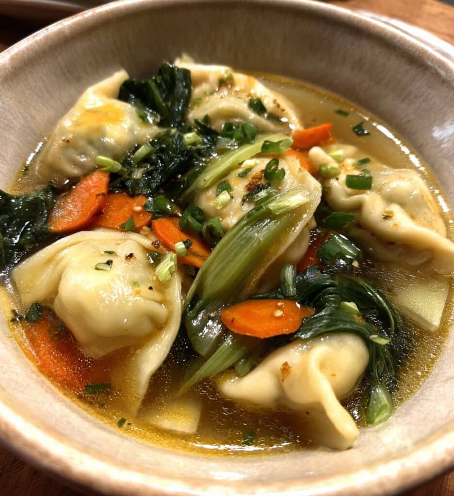 potsticker soup