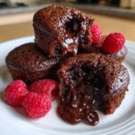 raspberry chocolate lava cupcakes