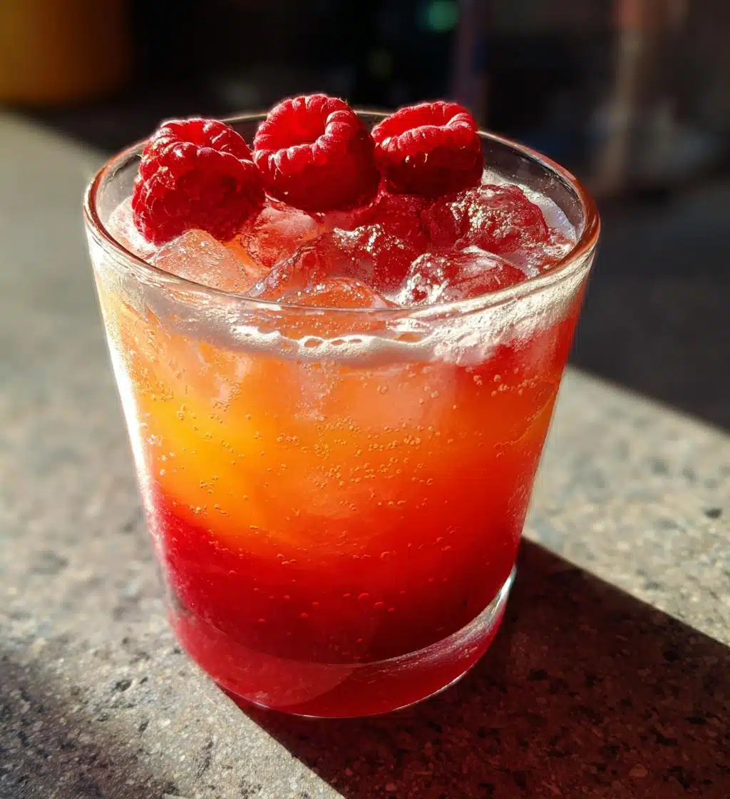 raspberry passionfruit tequila sour cocktail recipe - detail 1