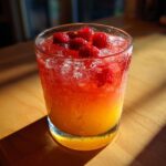 raspberry passionfruit tequila sour cocktail recipe