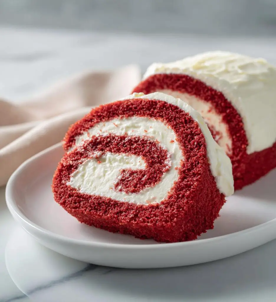 red velvet cake roll
