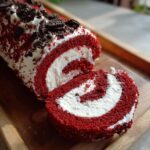 red velvet oreo cake roll