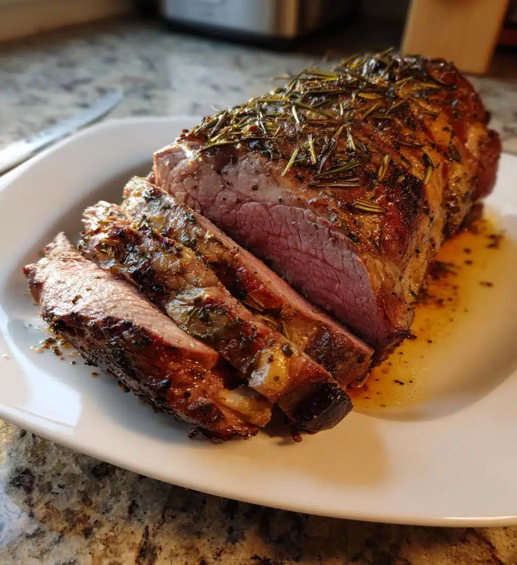 roasted leg of lamb - detail 1