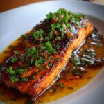 salmon with garlic lemon butter sauce recipe