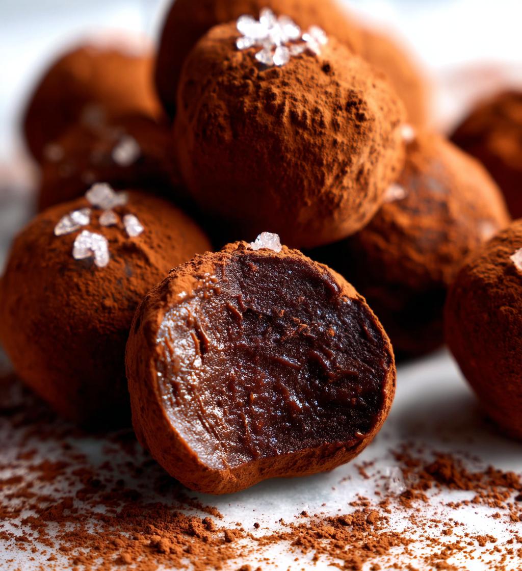 salted caramel truffles