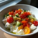 savory cottage cheese bowl