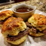 savory french dip biscuits