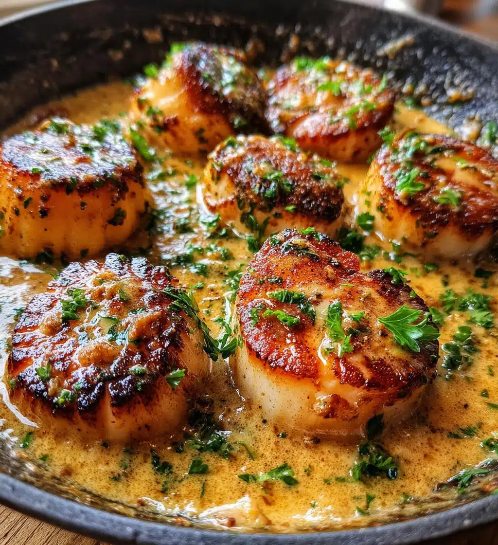 scallop recipe with cream sauce