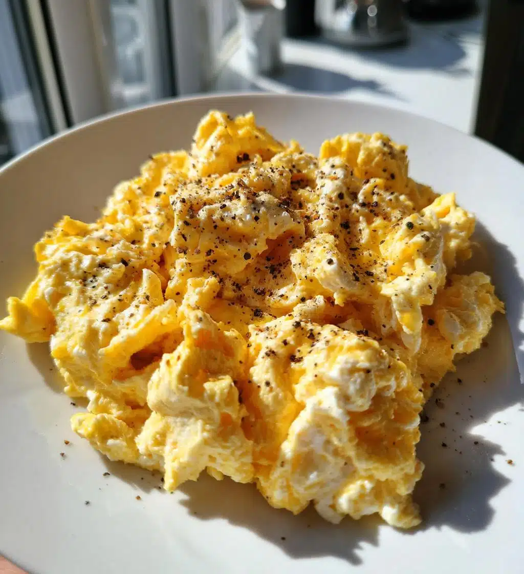 scrambled eggs with cottage cheese recipe - detail 1