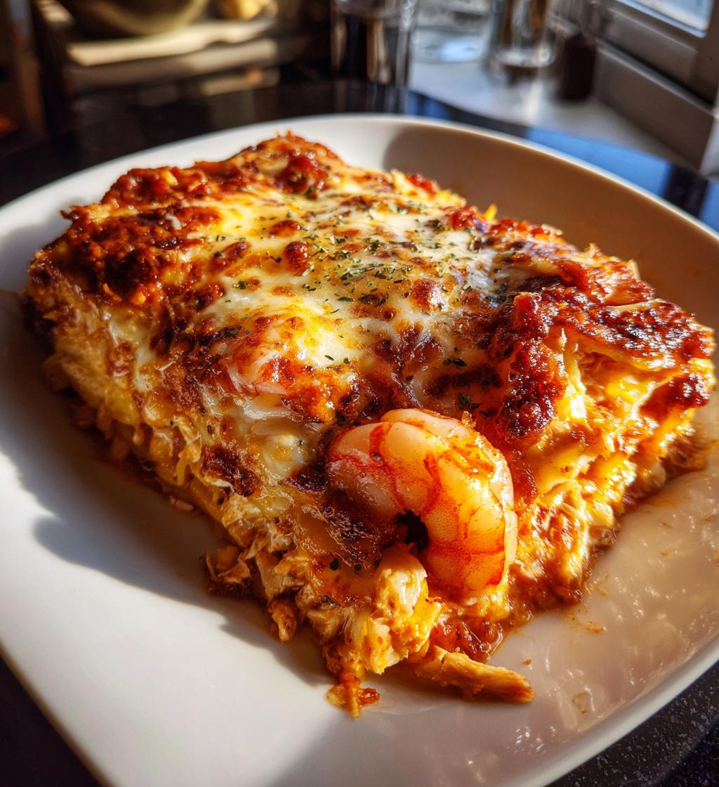 seafood lasagna shrimp crab delicious recipe - detail 1