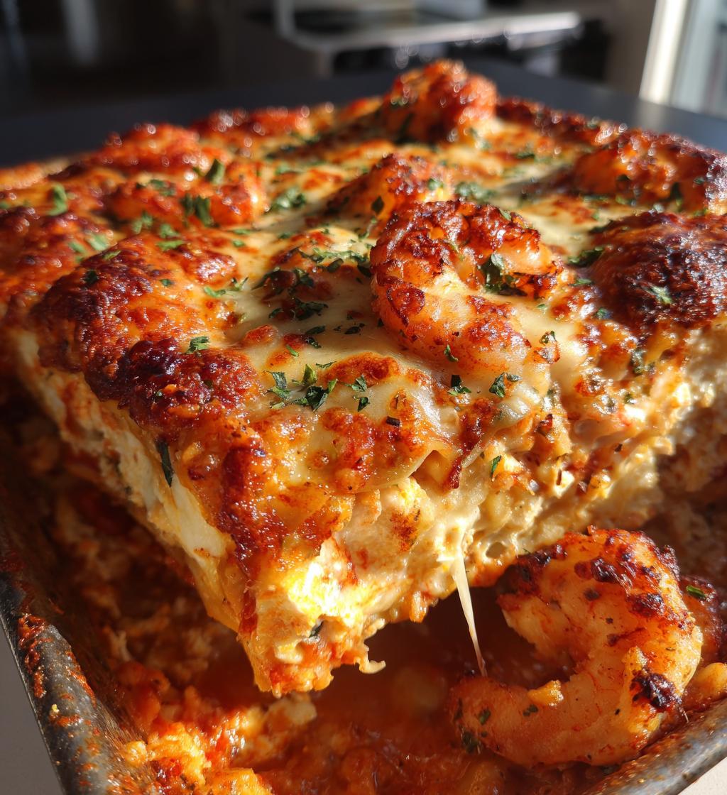 seafood lasagna shrimp crab delicious recipe